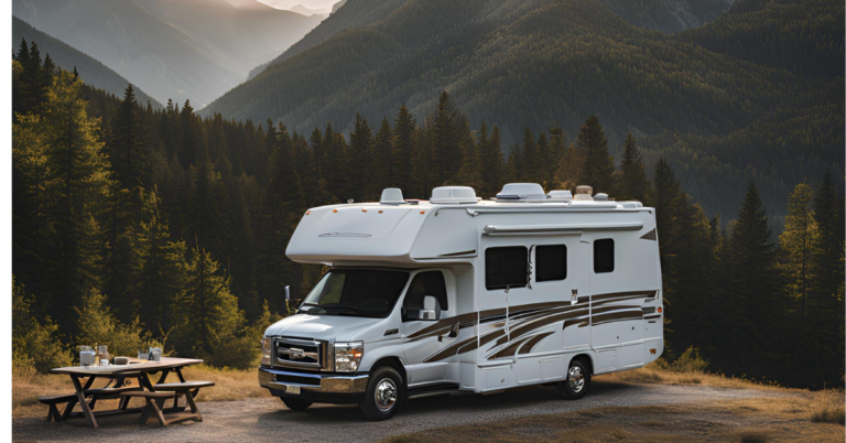 rv with a scenicbackdrop